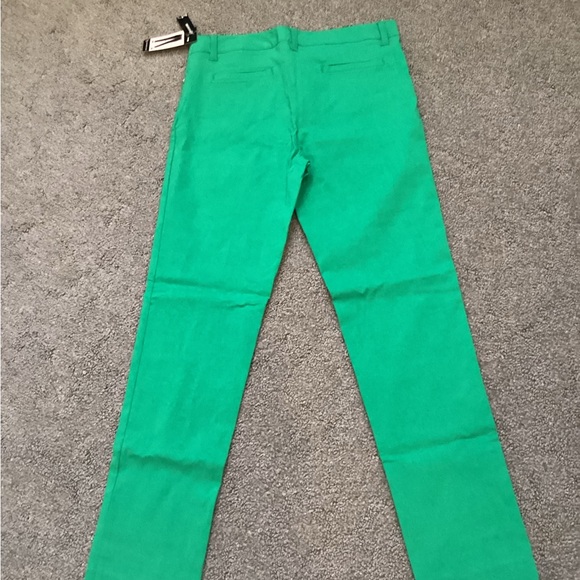 Women’s New Directions Vibrant Green Pants - Picture 2 of 2